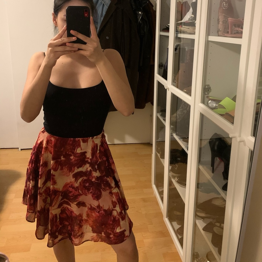 Wild rose skirt